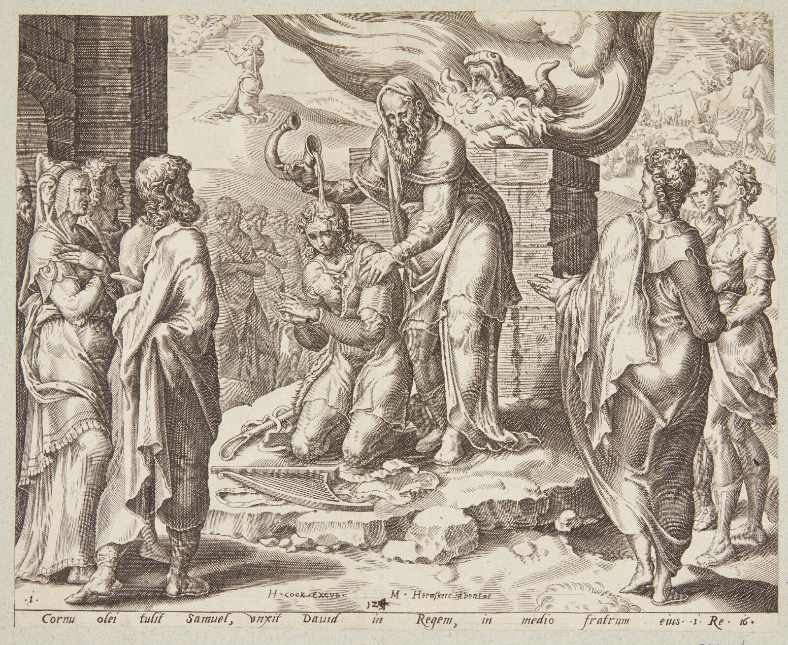 Maarten van Heemskerck, Samuel salver David