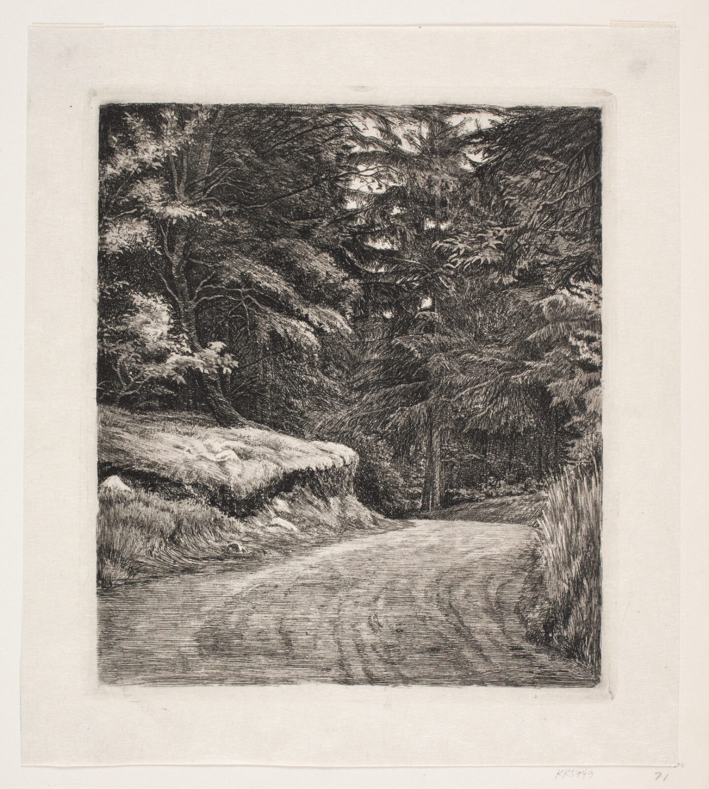 Carl Bloch, Vejen i Granskoven