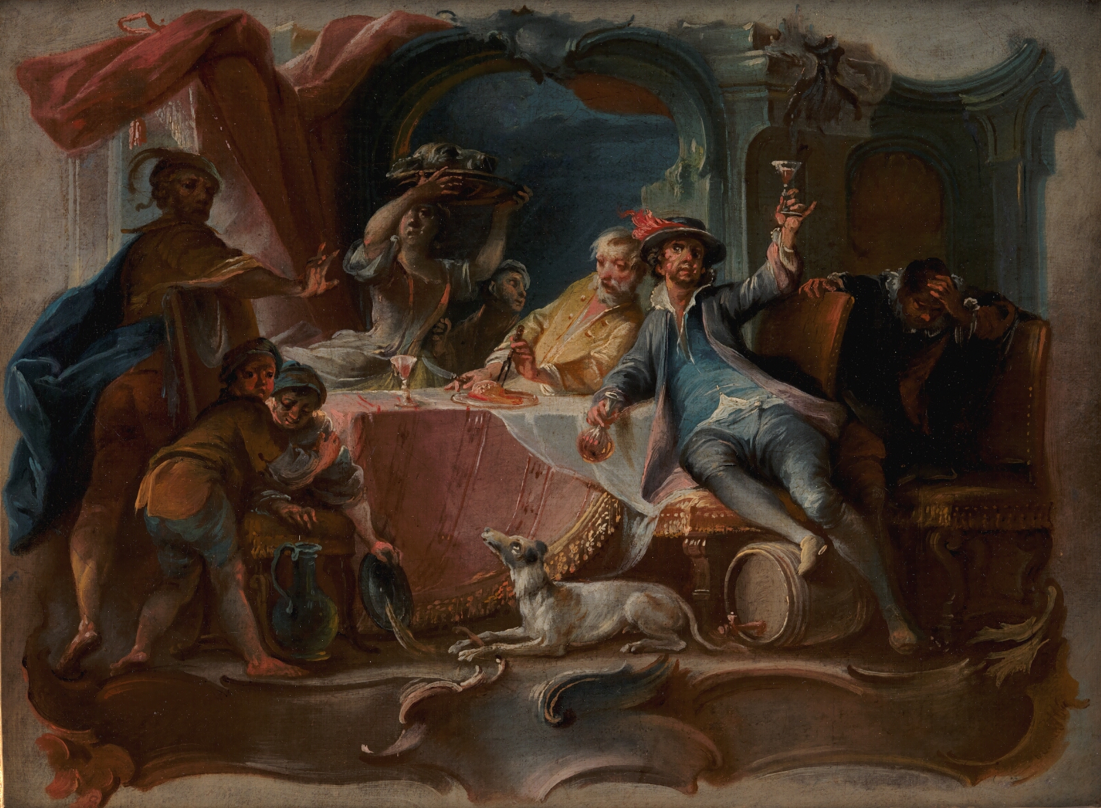 Johann Wolfgang Baumgartner, Den fortabte søn svirer sin arvelod op