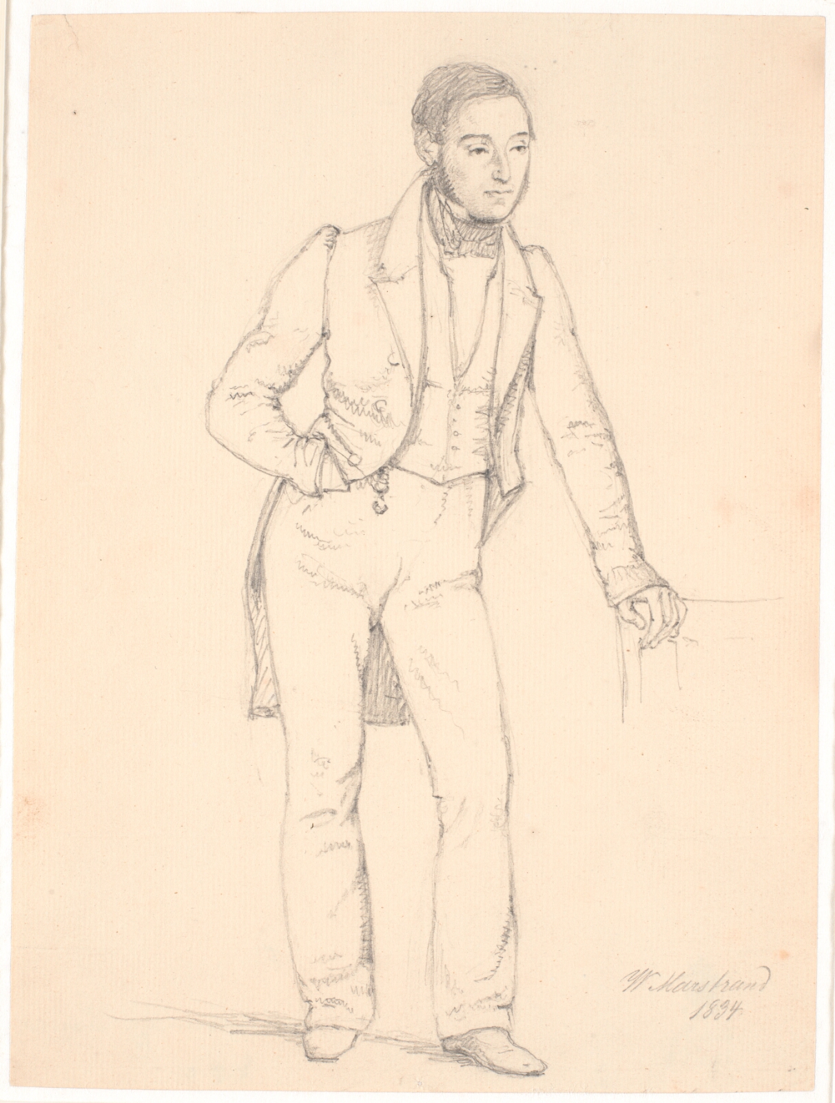 Wilhelm Marstrand, Koncertmester Johan Frederik Frølich