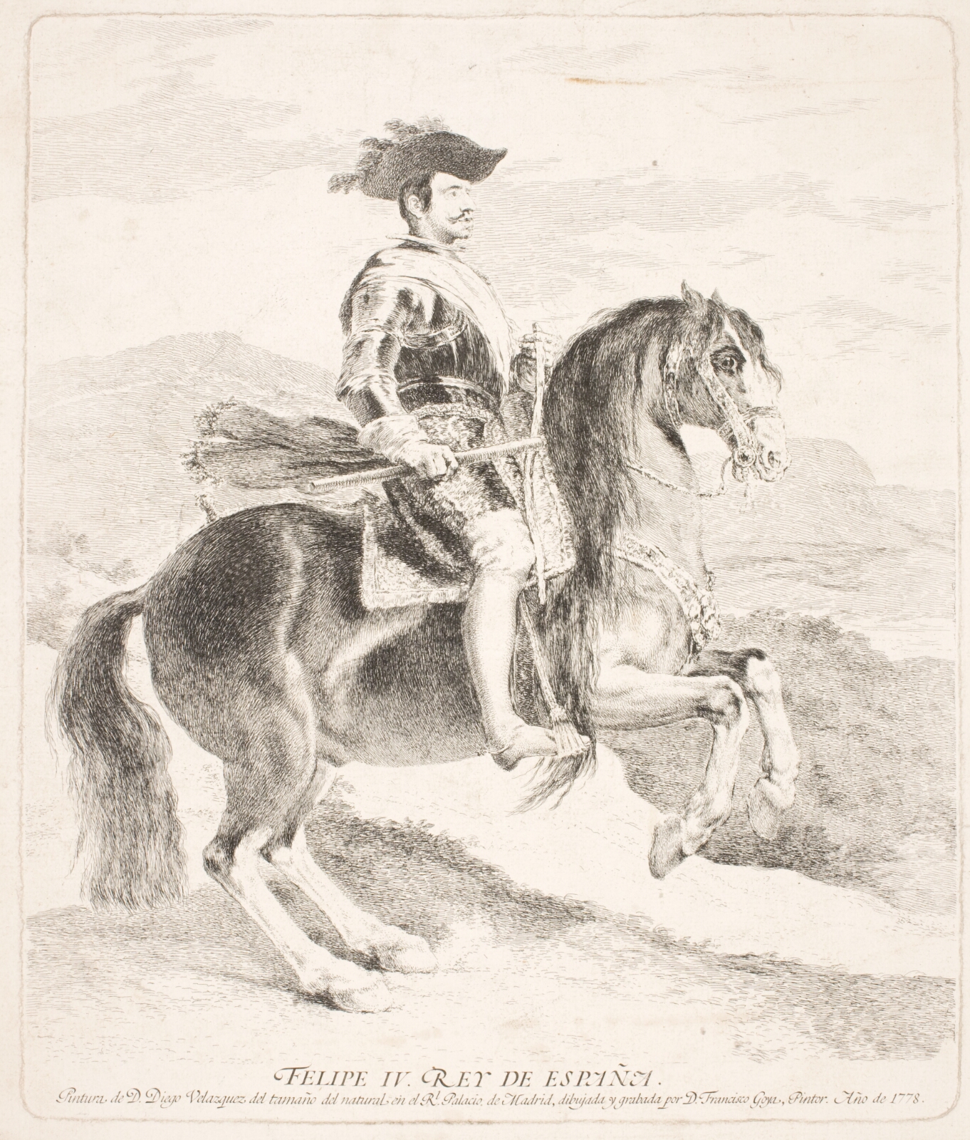 Francisco de Goya, Filip IV, konge af Spanien, til hest