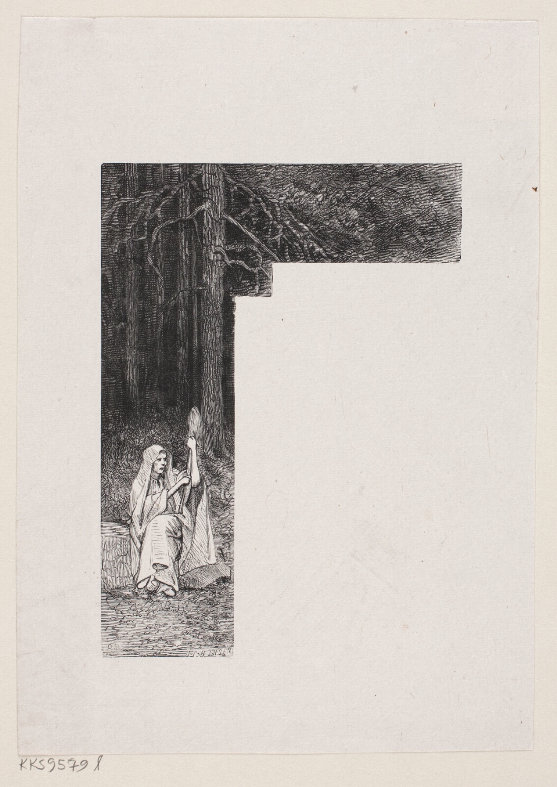 H.P. Hansen, Illustration til "Østenfor Sol og Vestenfor Maane"