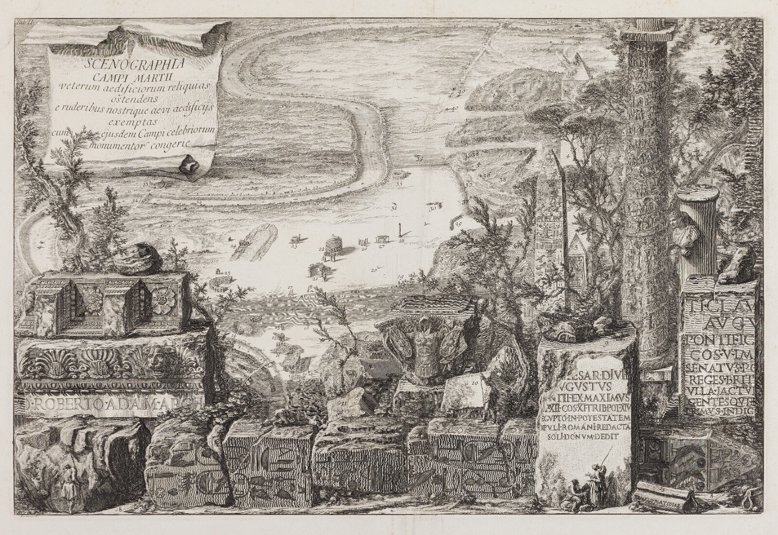 Giovanni Battista Piranesi, Udsigt over Campus Martius