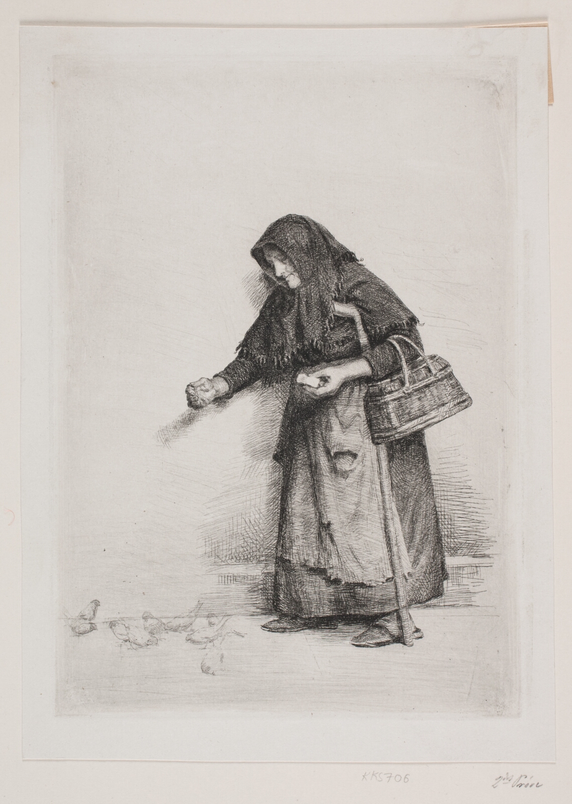 Carl Bloch, Konen med spurvene