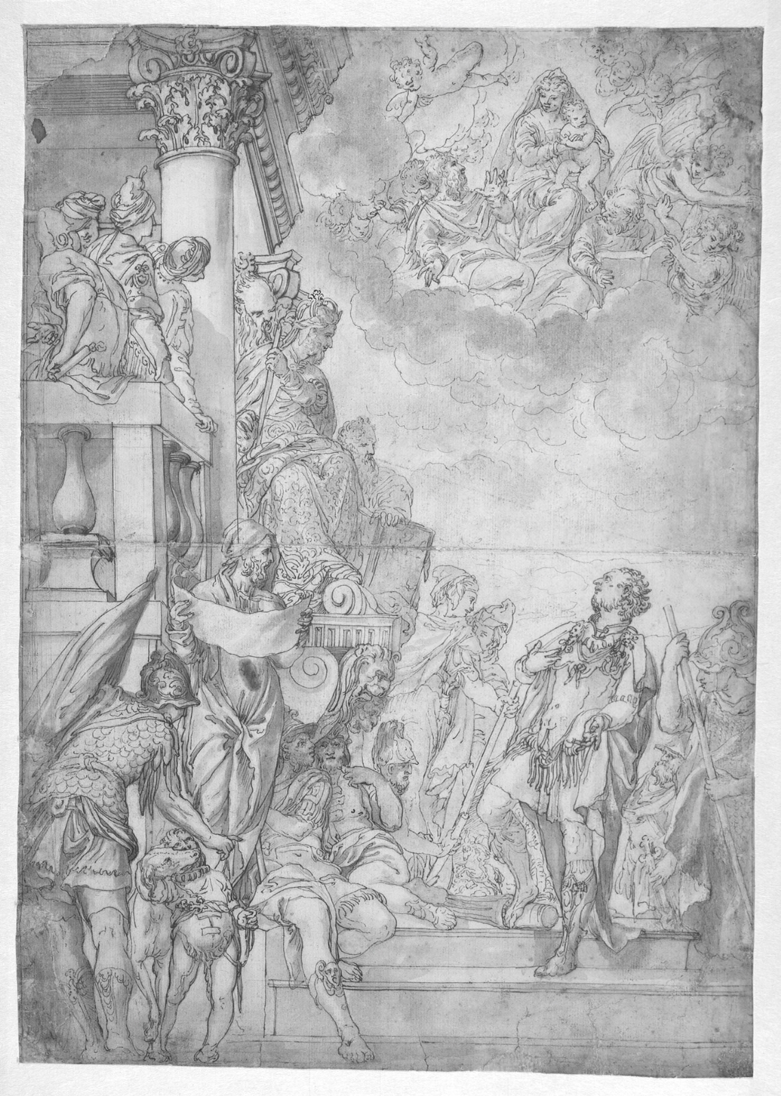 Francesco Solimena, Sankt Sebastian for Diokletian