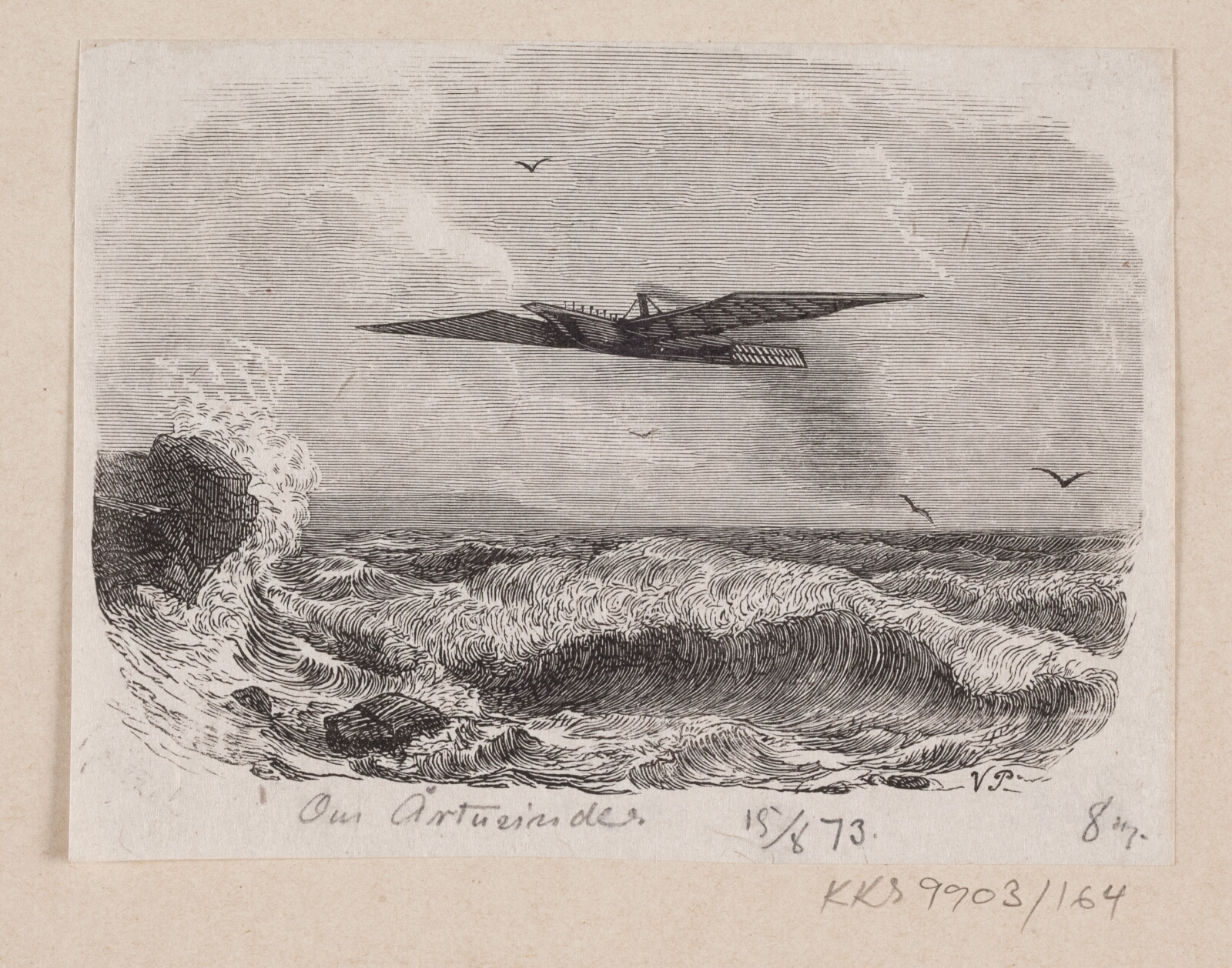 H.P. Hansen, Illustration til "Om Aartusinder" i H.C. Andersen, "Eventyr og Historier", Bind 2