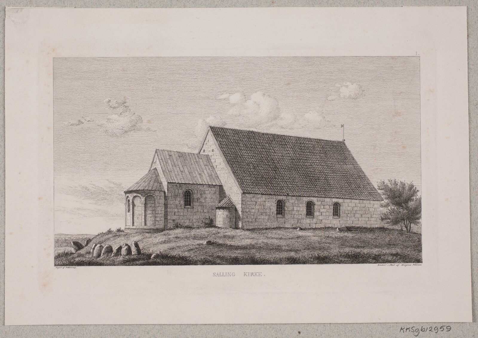 Julius Magnus-Petersen, Salling kirke
