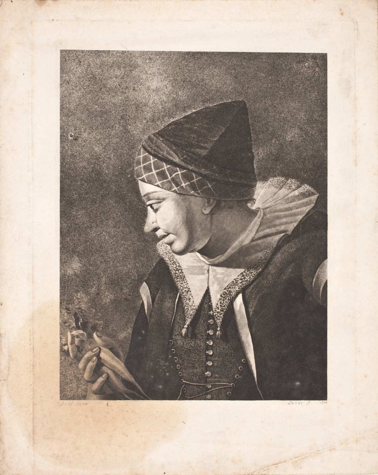 Gerhard Ludvig Lahde, En Amagerpige