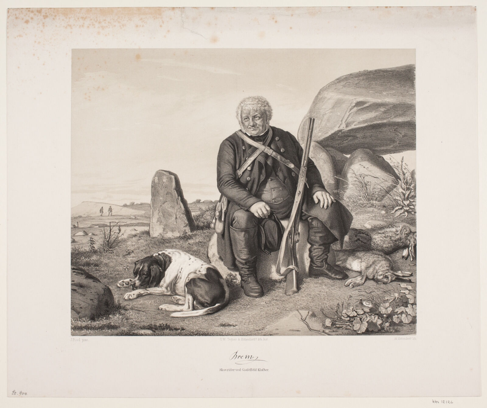 Adolph Kittendorff, Skovrider C.R. Brem ved Gisselfeld Kloster