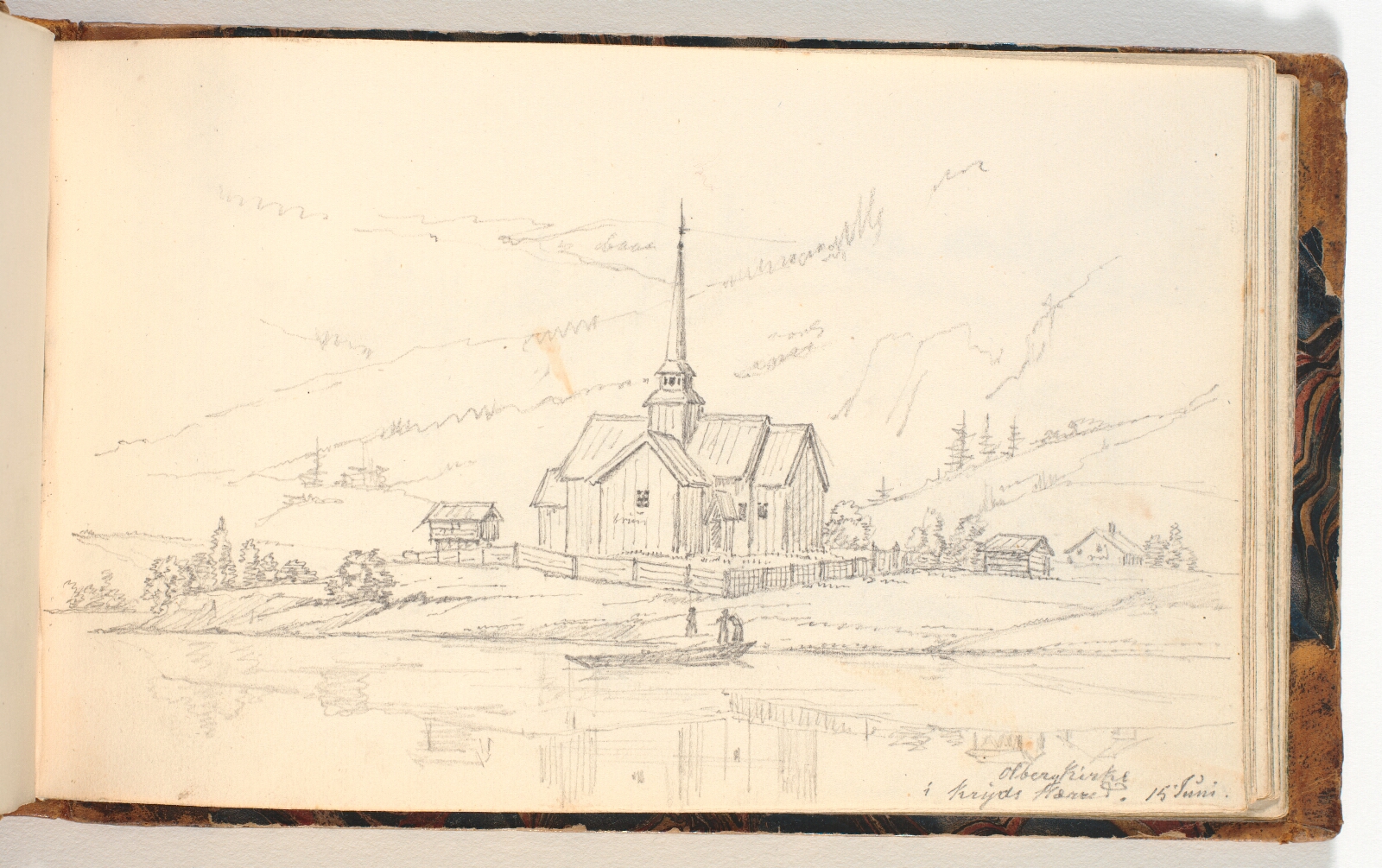 Martinus Rørbye, Olberg kirke