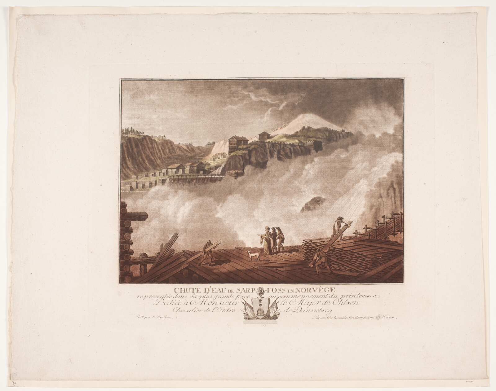 Georg Haas, Chute d'eau de Sarp-Foss en Norvège