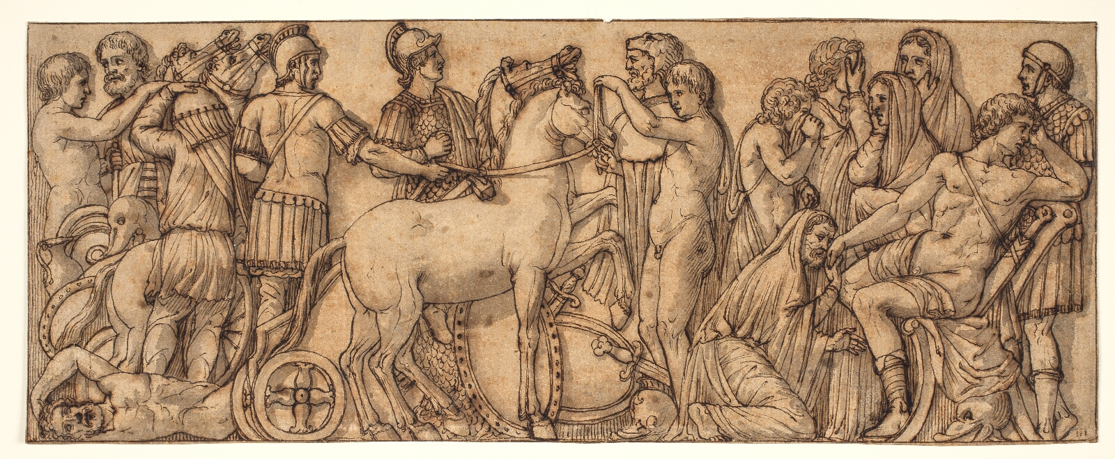 Pietro da Cortona, Frise fra en romersk sarkofag(?)
