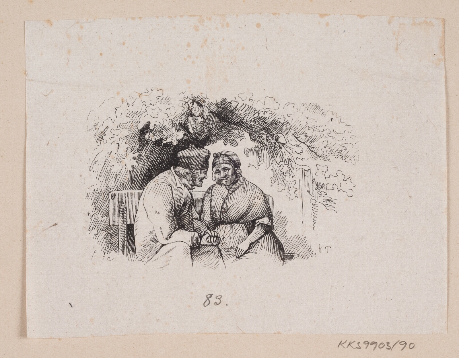 H.P. Hansen, Illustration til "Hyldemoer" i H.C. Andersen, "Eventyr og Historier", Bind 2
