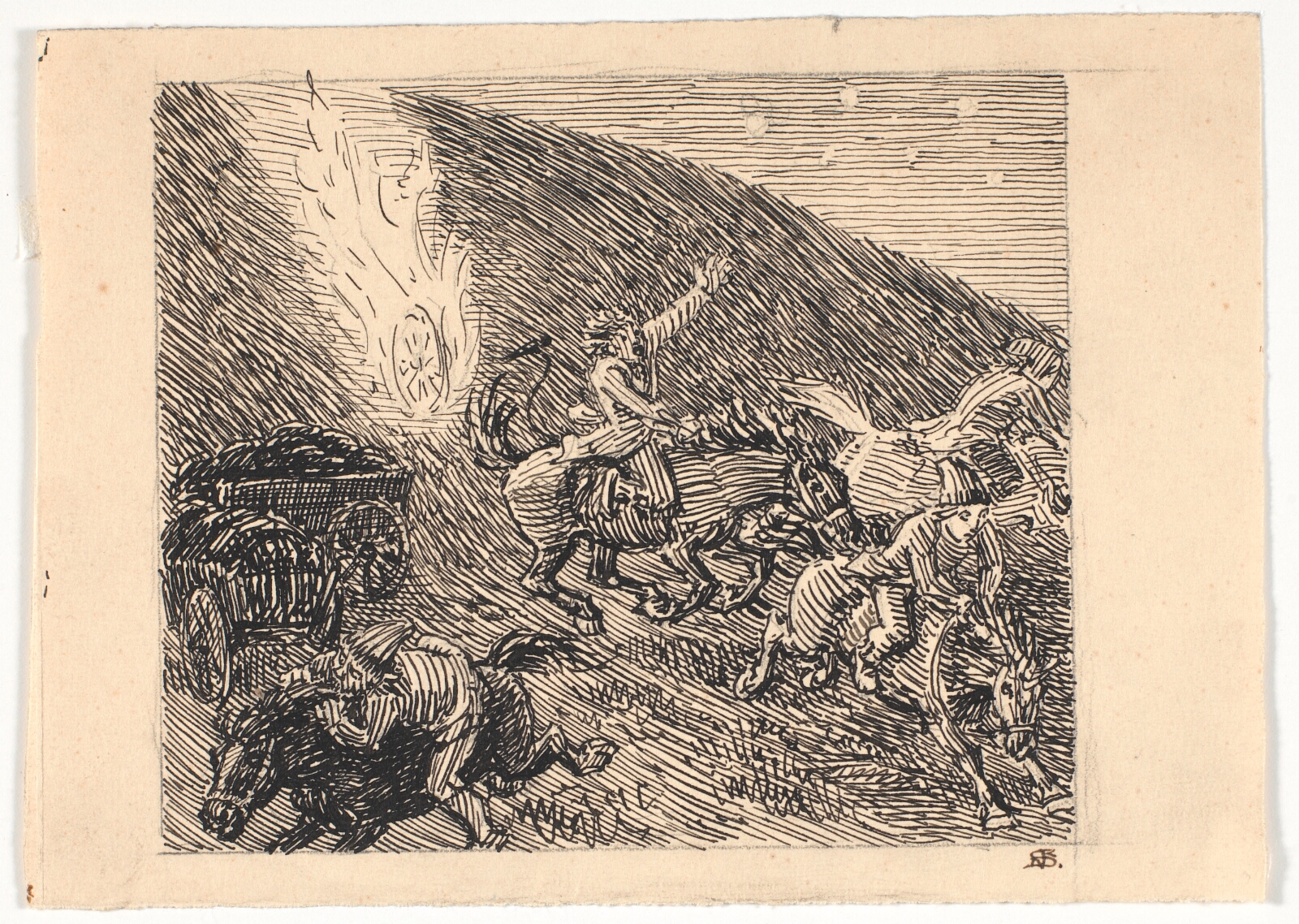 Niels Skovgaard, Forarbejde til Gablerne i Brunde