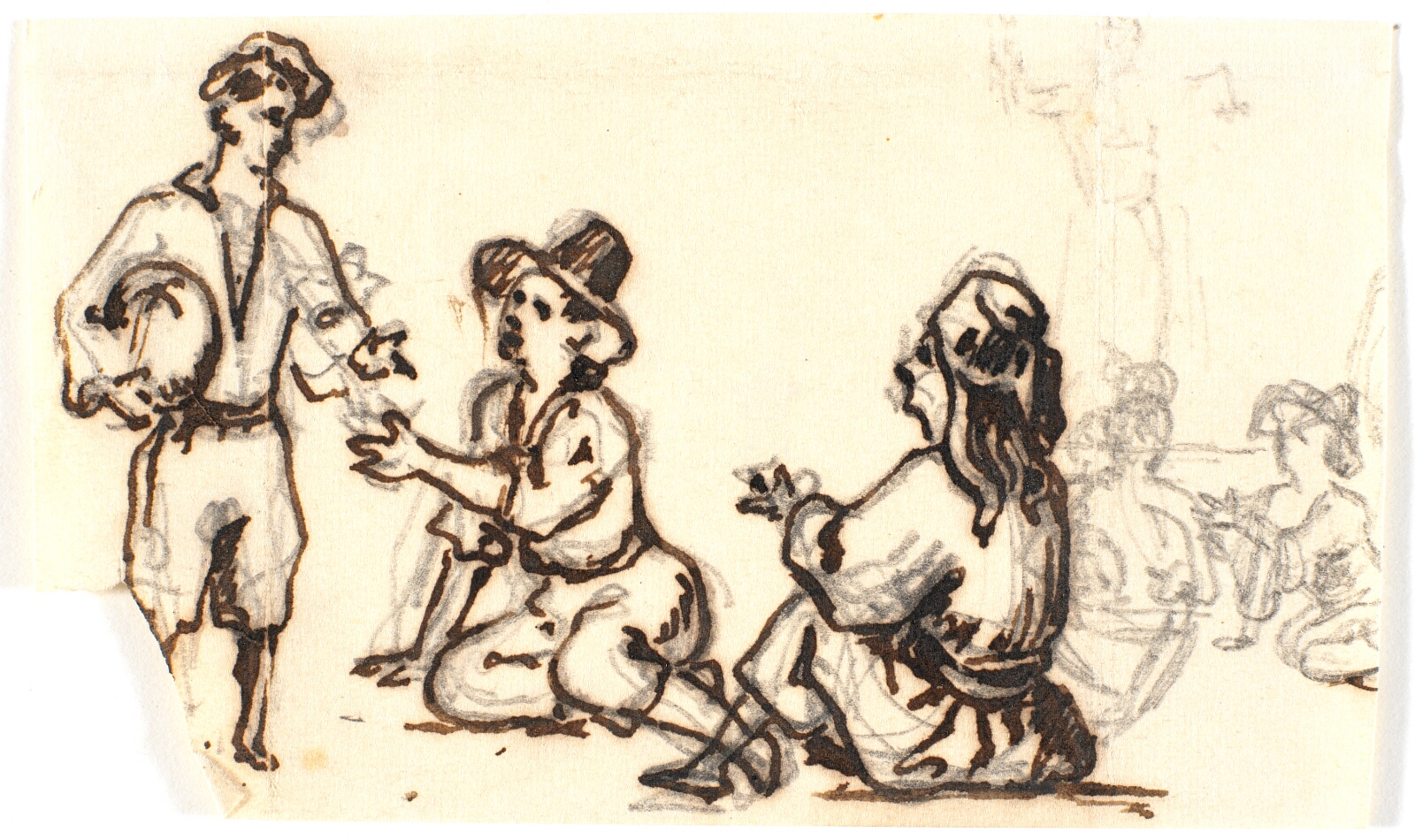 Martinus Rørbye, Italienske figurskitser