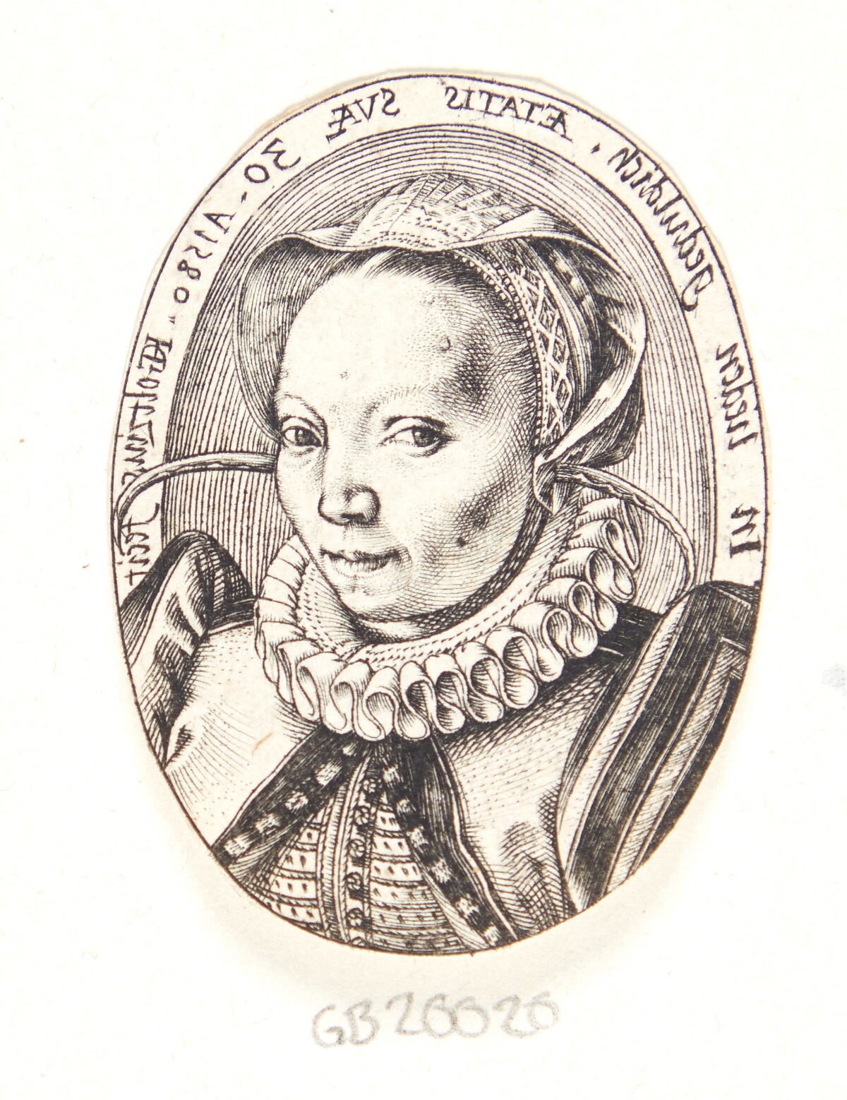 Grietgen Jansdr. (Margaretha), 1580, Hendrick Goltzius | SMK Open