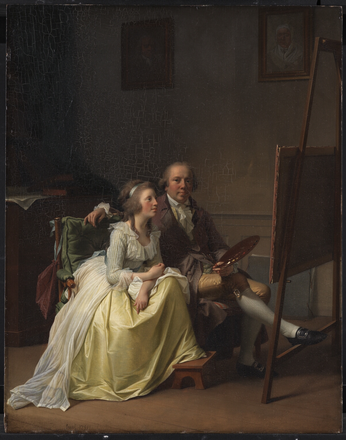 The Artist and His Wife Rosine