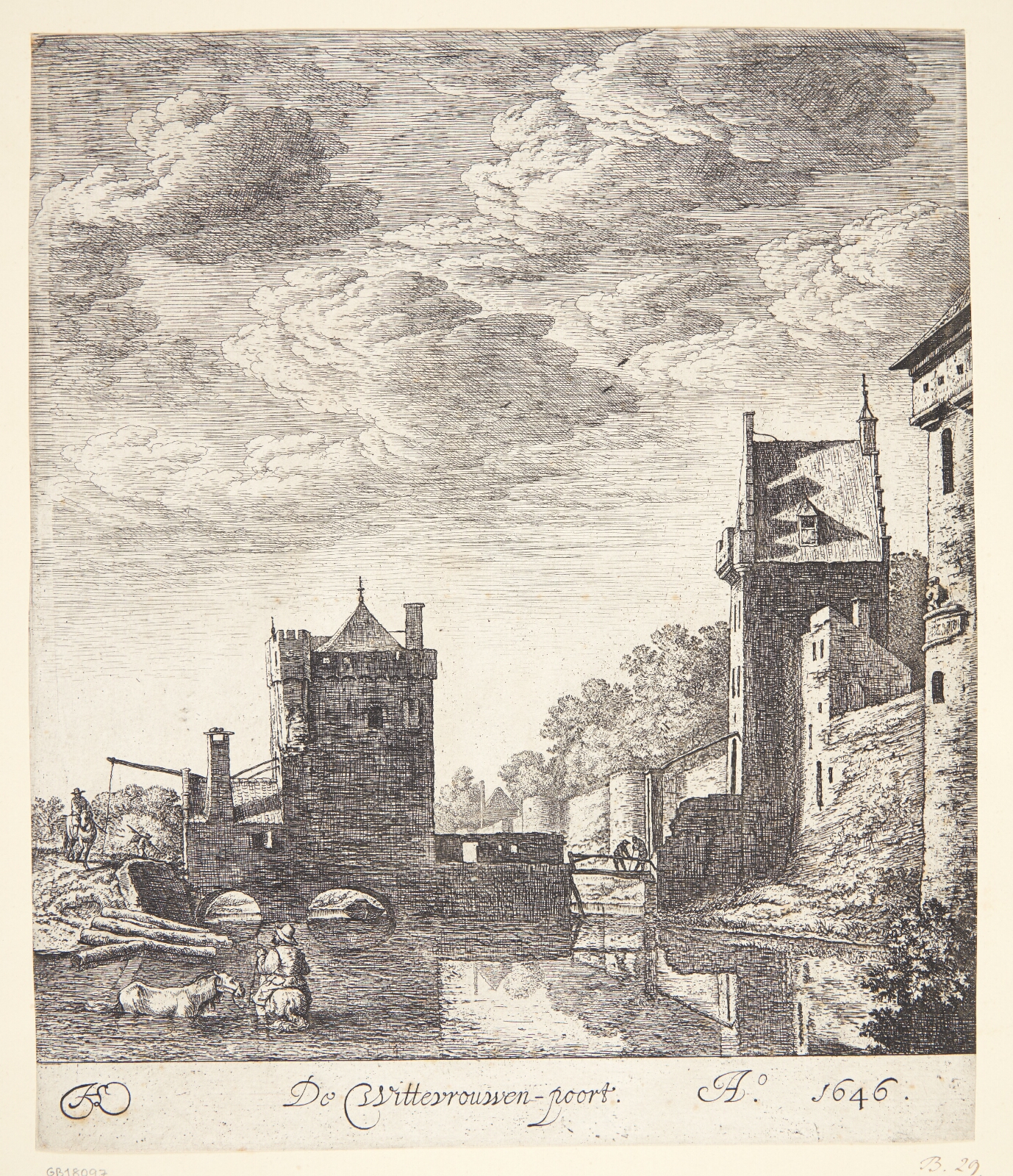 Herman Saftleven, Wittevrouwenpoort, Utrecht