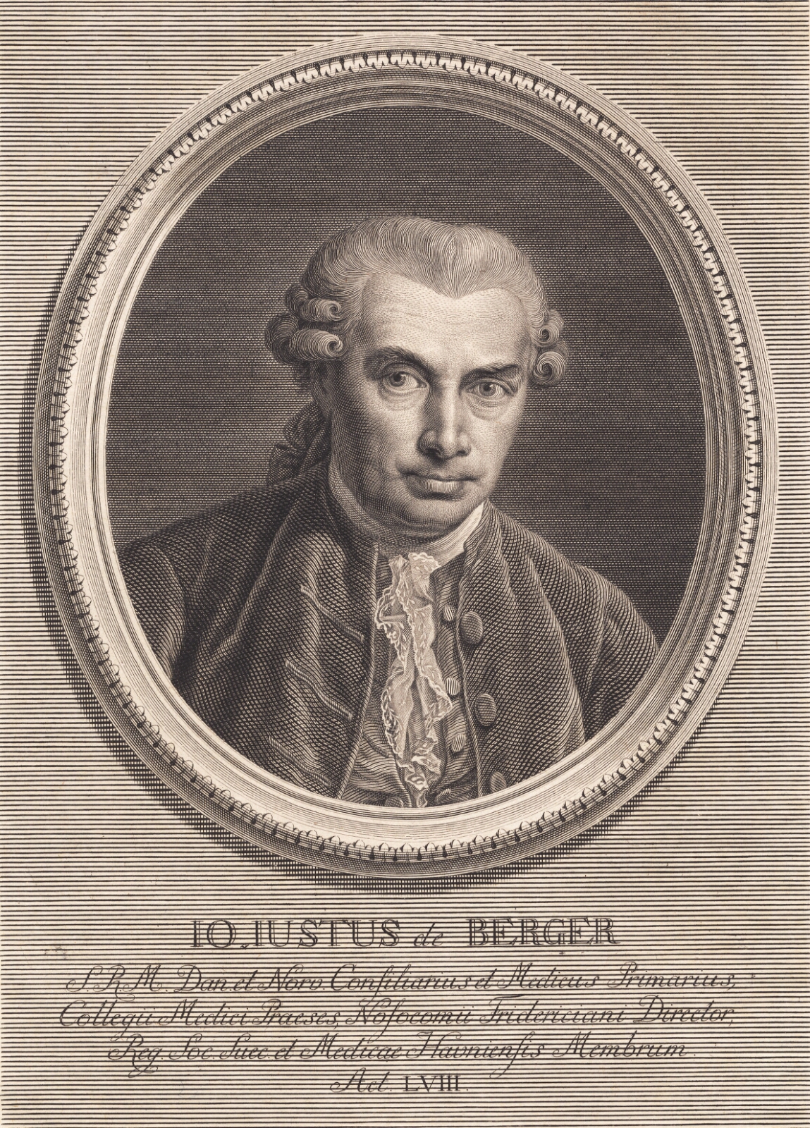 J.F. Clemens, Portræt af læge Johan von Berger
