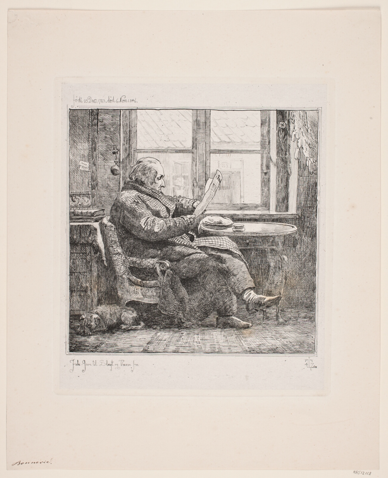 Johan Thomas Lundbye, Justitsråd Emanuel Bonnevie