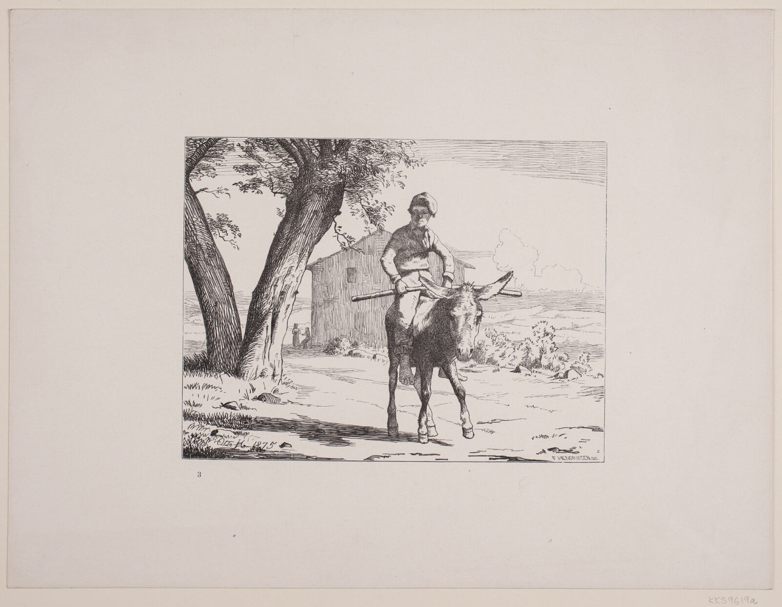 F. Hendriksen, Italiensk Genrebillede