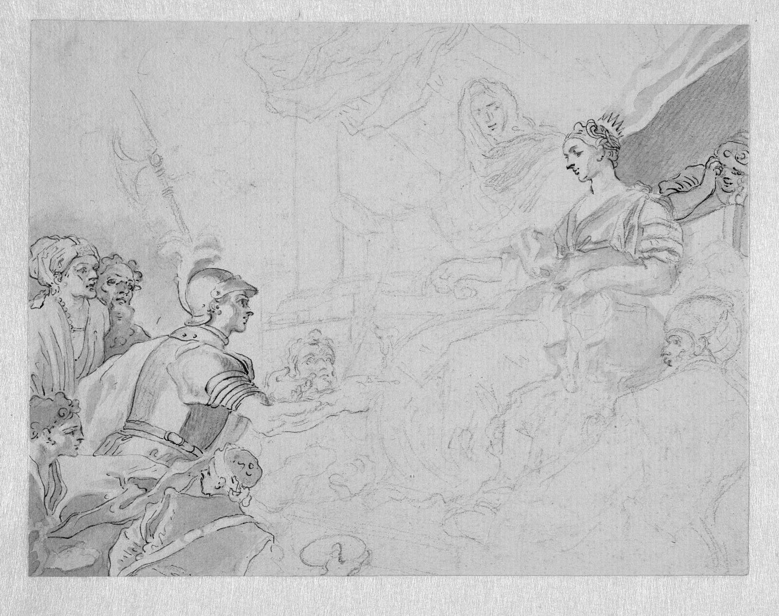 Francesco Solimena, Sophonisba modtager giften fra Massinissas budbringer