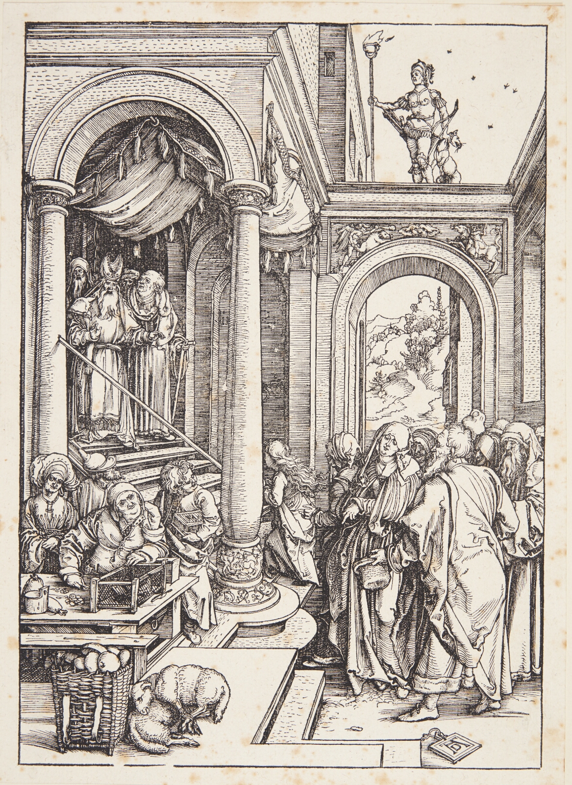 Albrecht Dürer, Jomfru Maria fremstilles i templet