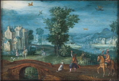 Landscape with Falconers