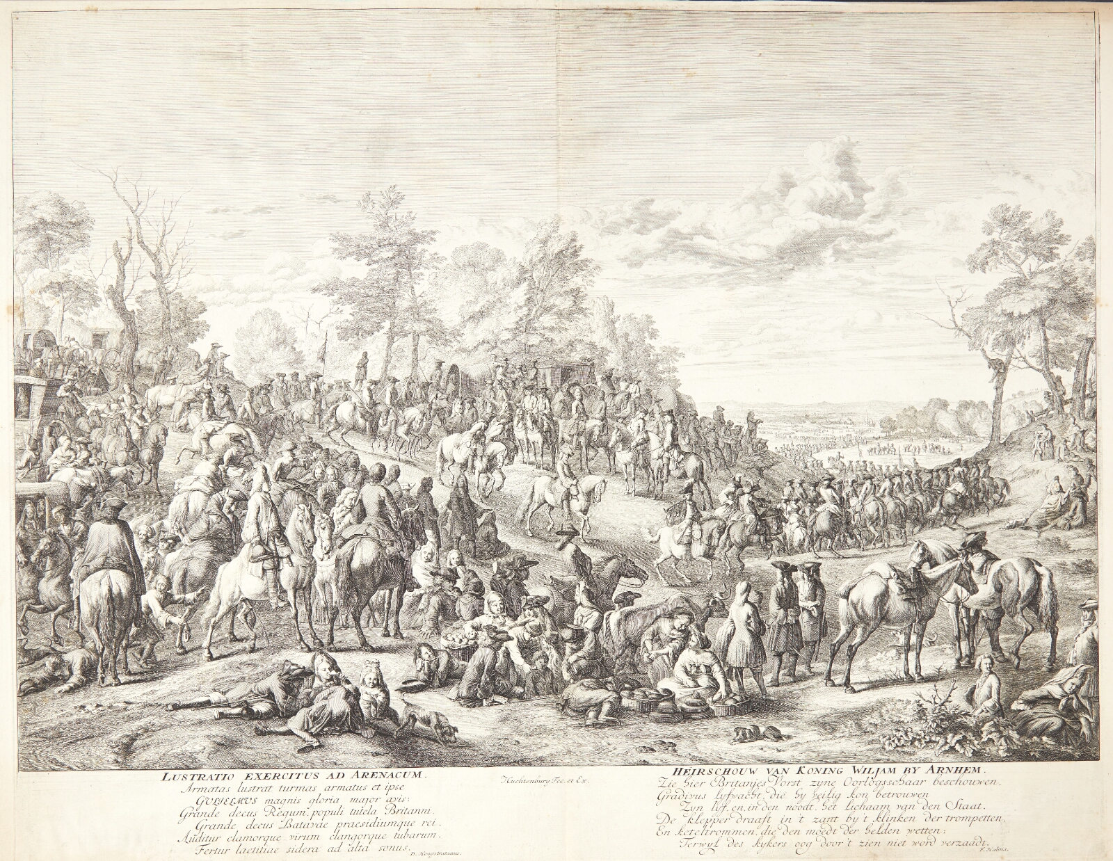 Jan van Huchtenburg, Vilhelm III inspicerer tropperne ved Arnhem