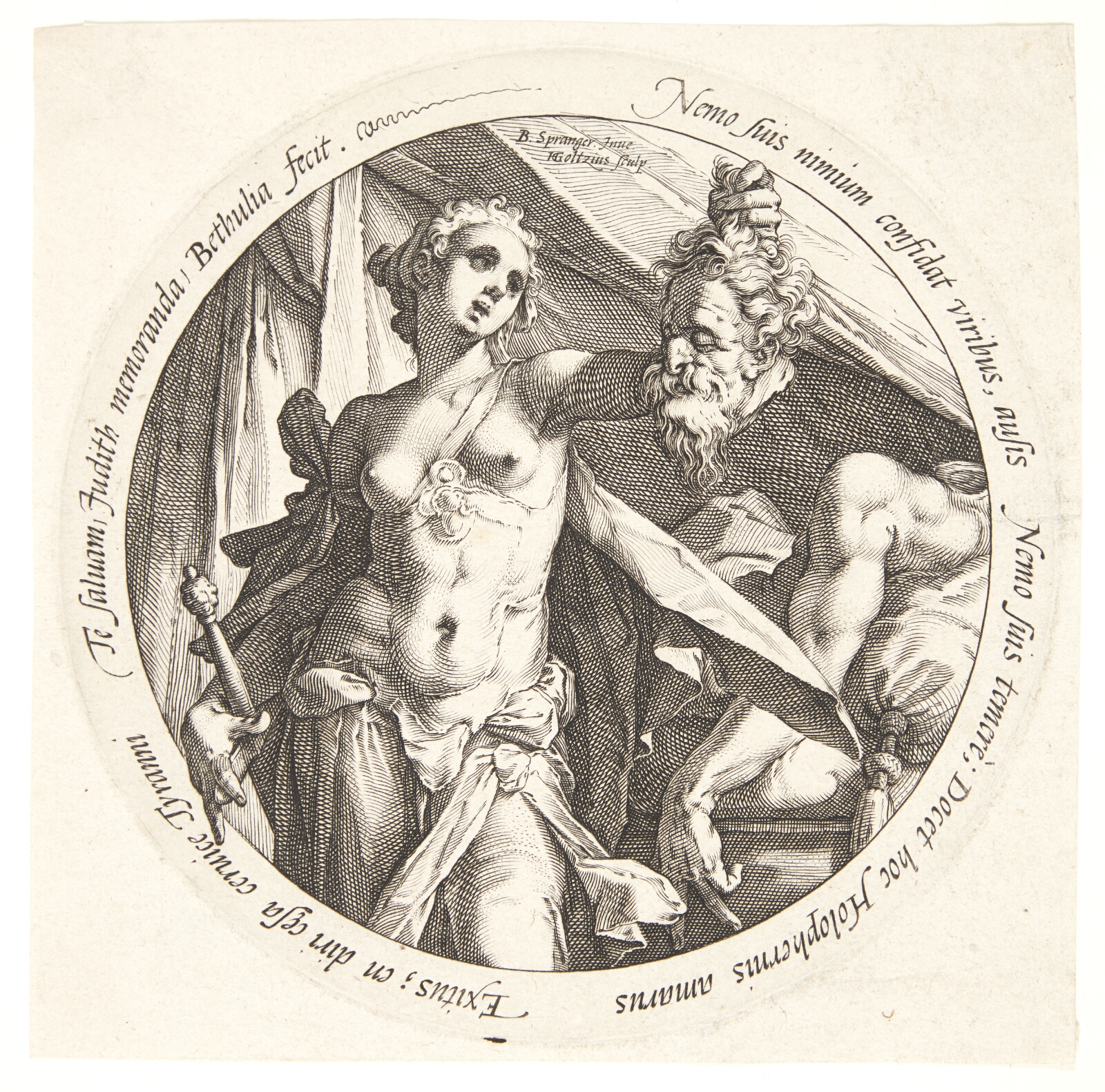 Hendrick Goltzius, Judit med Holofernes' hoved