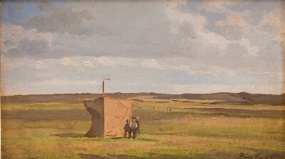 The Artist's Shelter on the Moors in Jutland