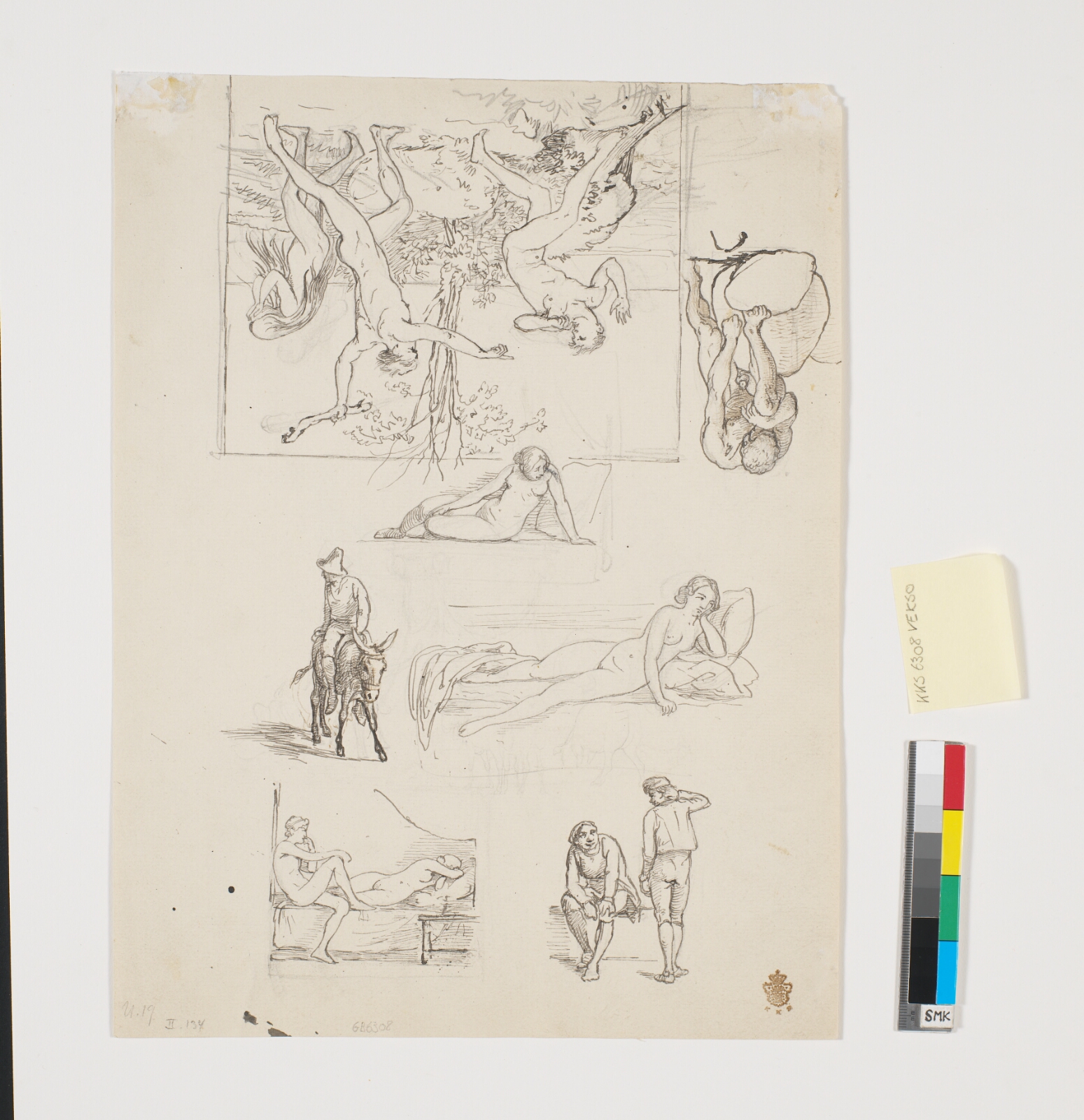 Wilhelm Marstrand, Forskellige figurfremstillinger bl.a. skinsygedrama fra urtiden