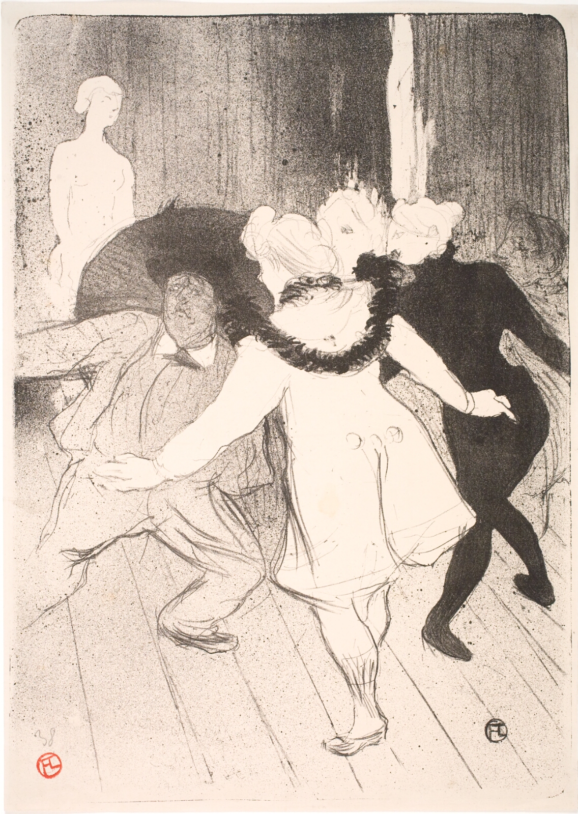 Henri de Toulouse-Lautrec, Folies Bergère. les Pudeurs de Monsieur Prudhomme