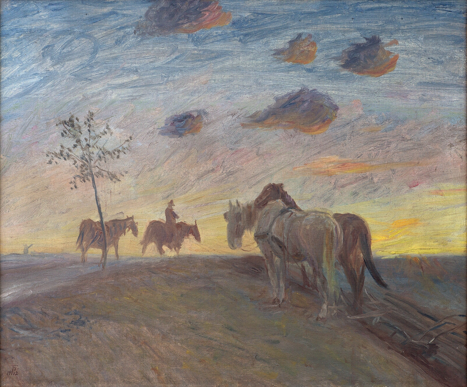 Theodor Philipsen, Aftenlandskab