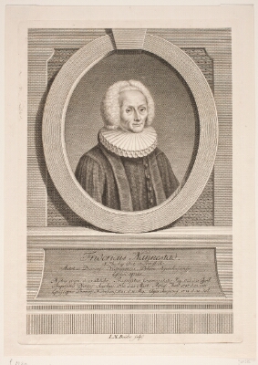 Portræt af F. Nannestad, Preisler, J.M., 1715-1794