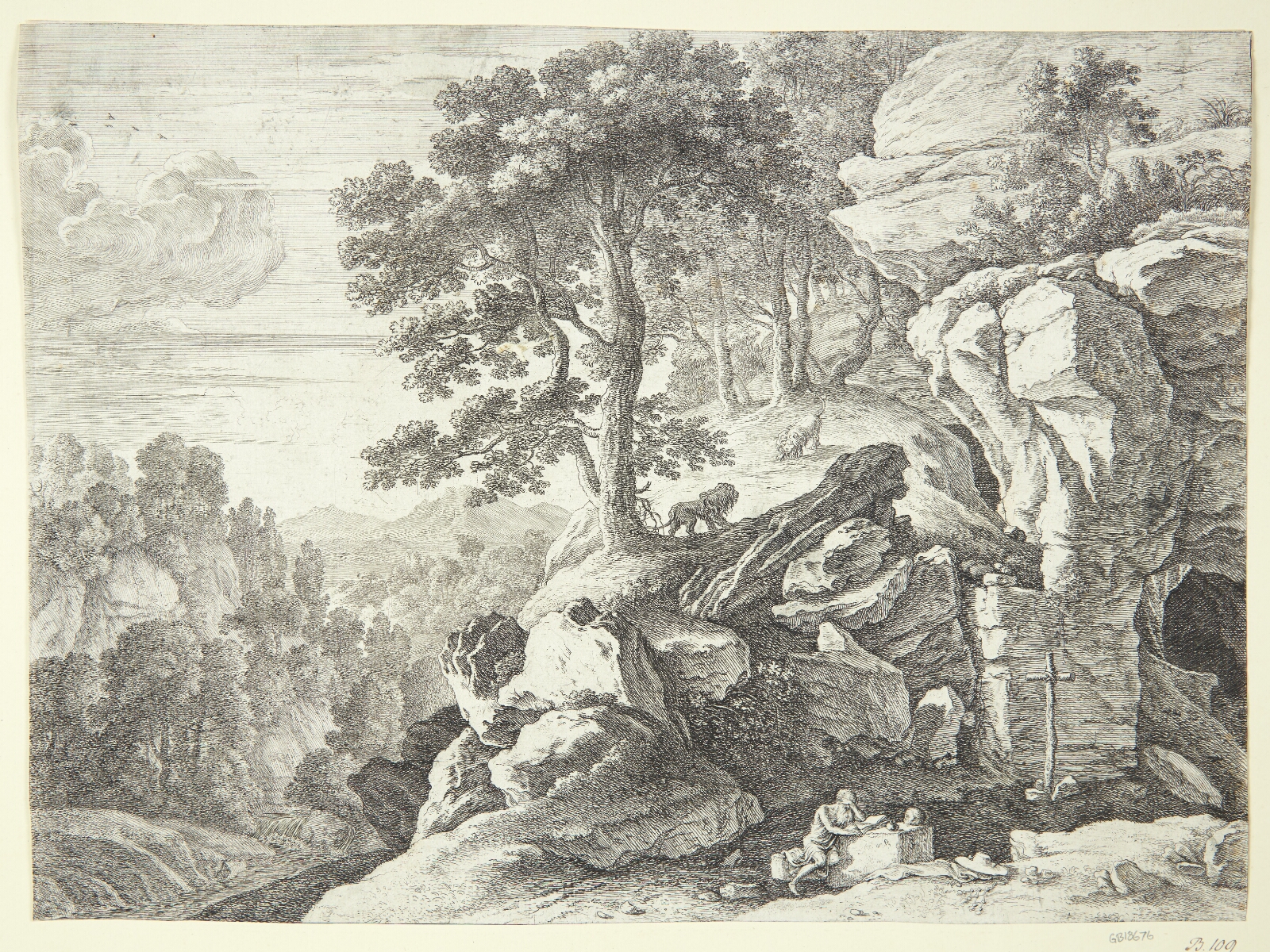 Herman van Swanevelt, Sankt Hieronymus i vildnisset