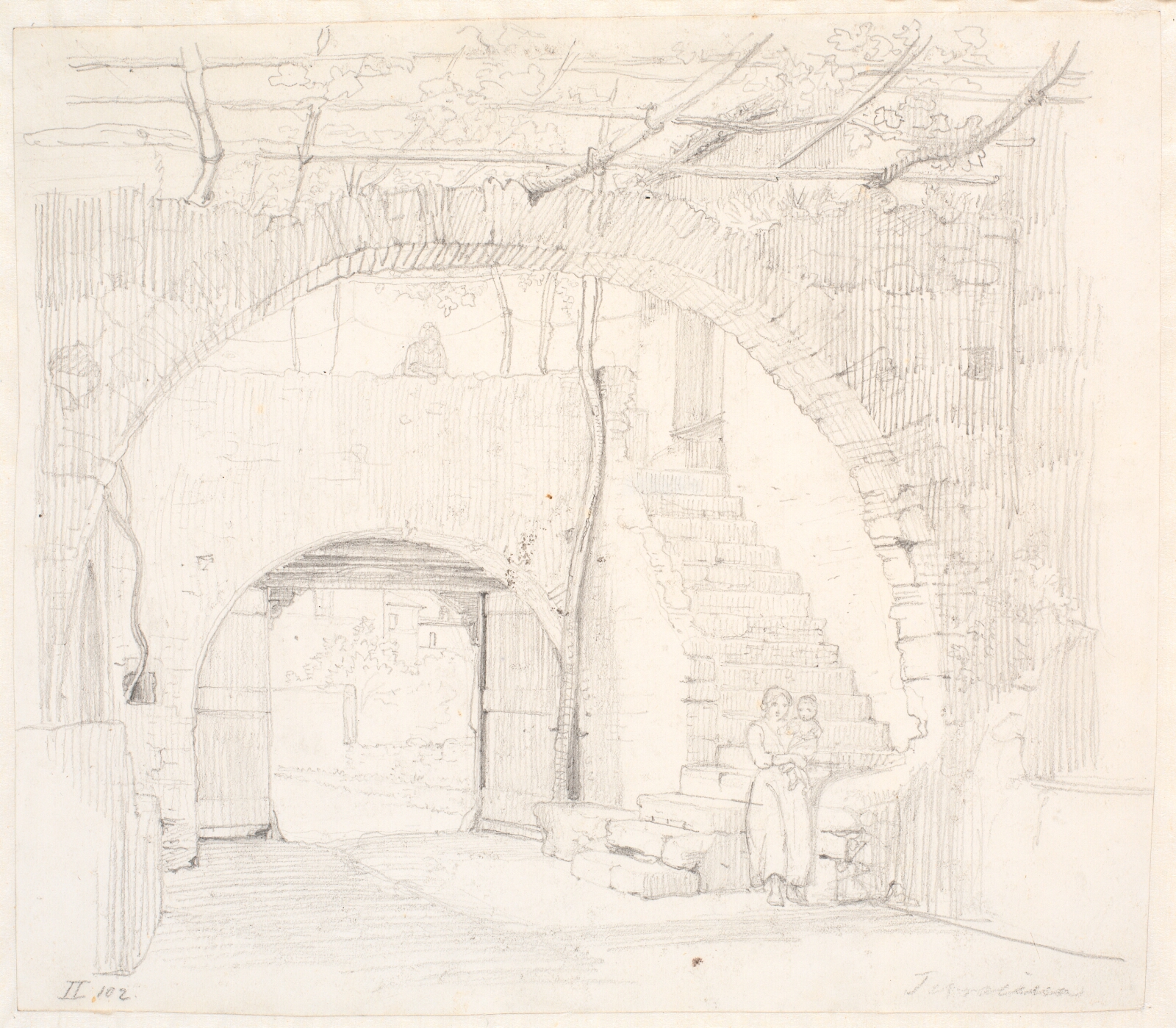Wilhelm Marstrand, Fra en gade i "Terracina"