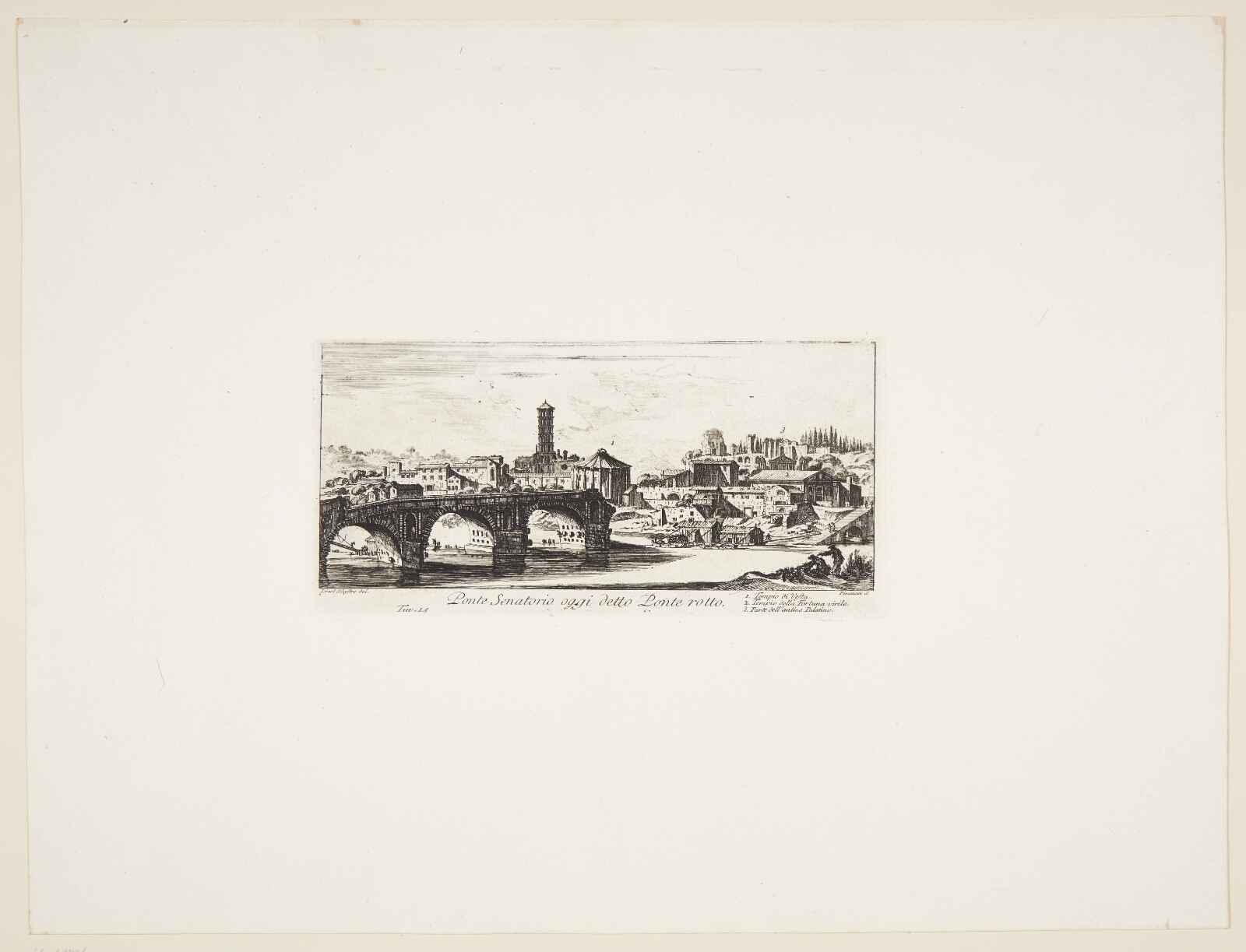 Giovanni Battista Piranesi, Senatorisk bro, i dag kaldet den ødelagte bro