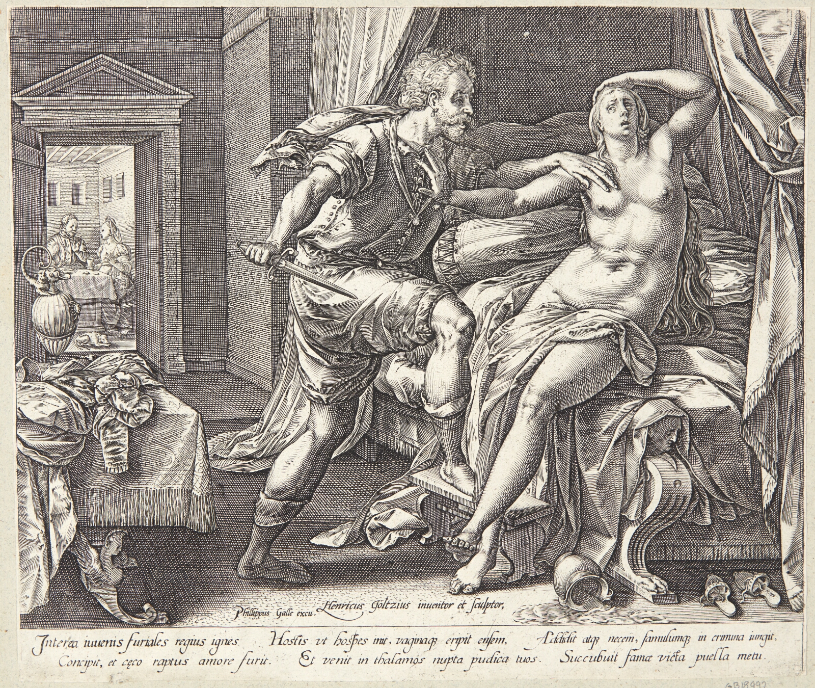 Hendrick Goltzius, Tarquinius og Lucretia