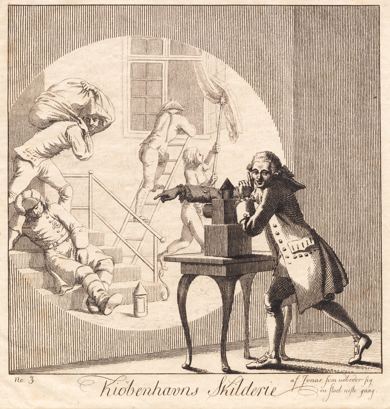 J.F. Clemens, "Kiøbenhavns Skilderie", nr. 3