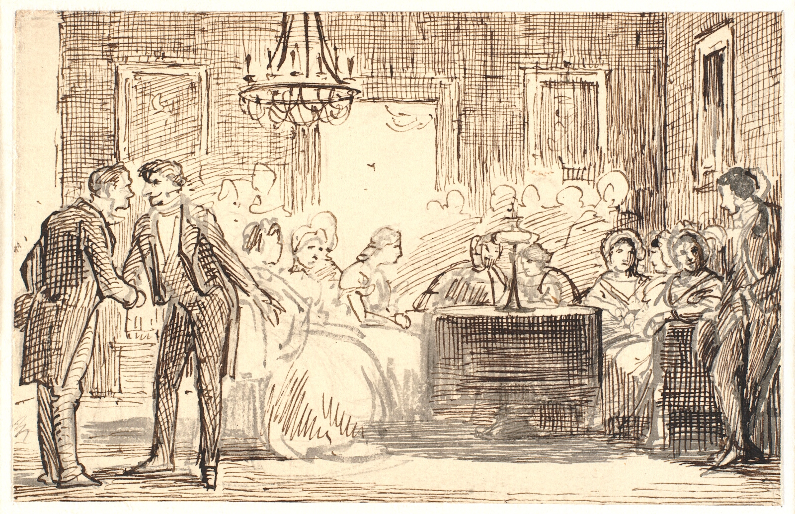 Wilhelm Marstrand, Københavnsk selskabsscene