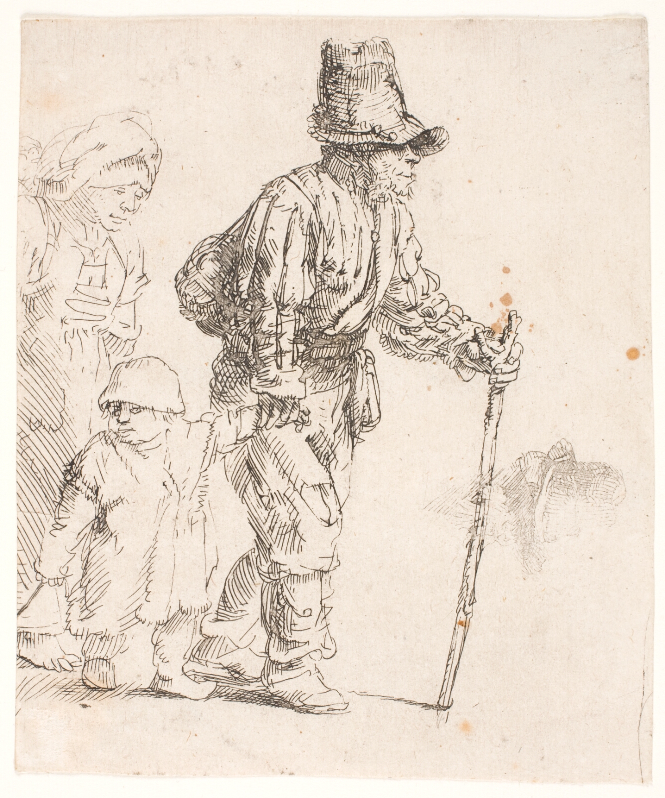 Rembrandt van Rijn, Bondefamilie på vandring