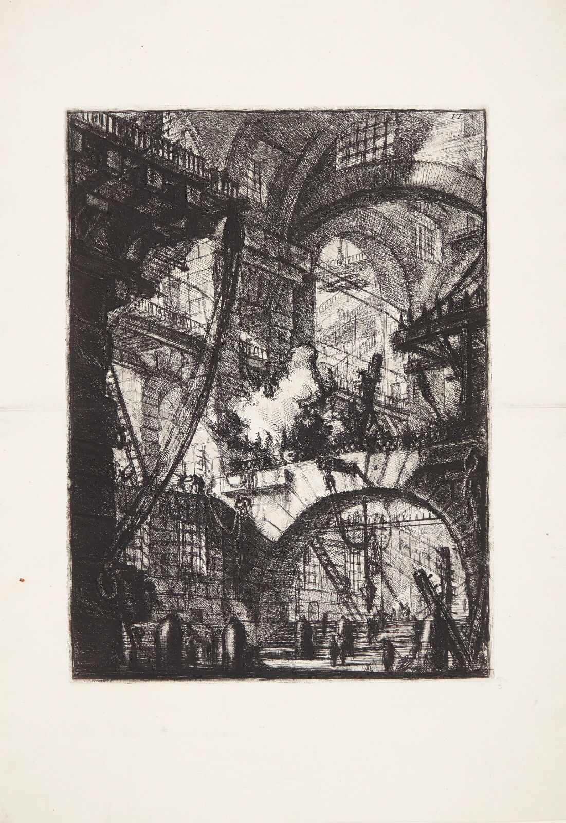 Giovanni Battista Piranesi, Den rygende ild