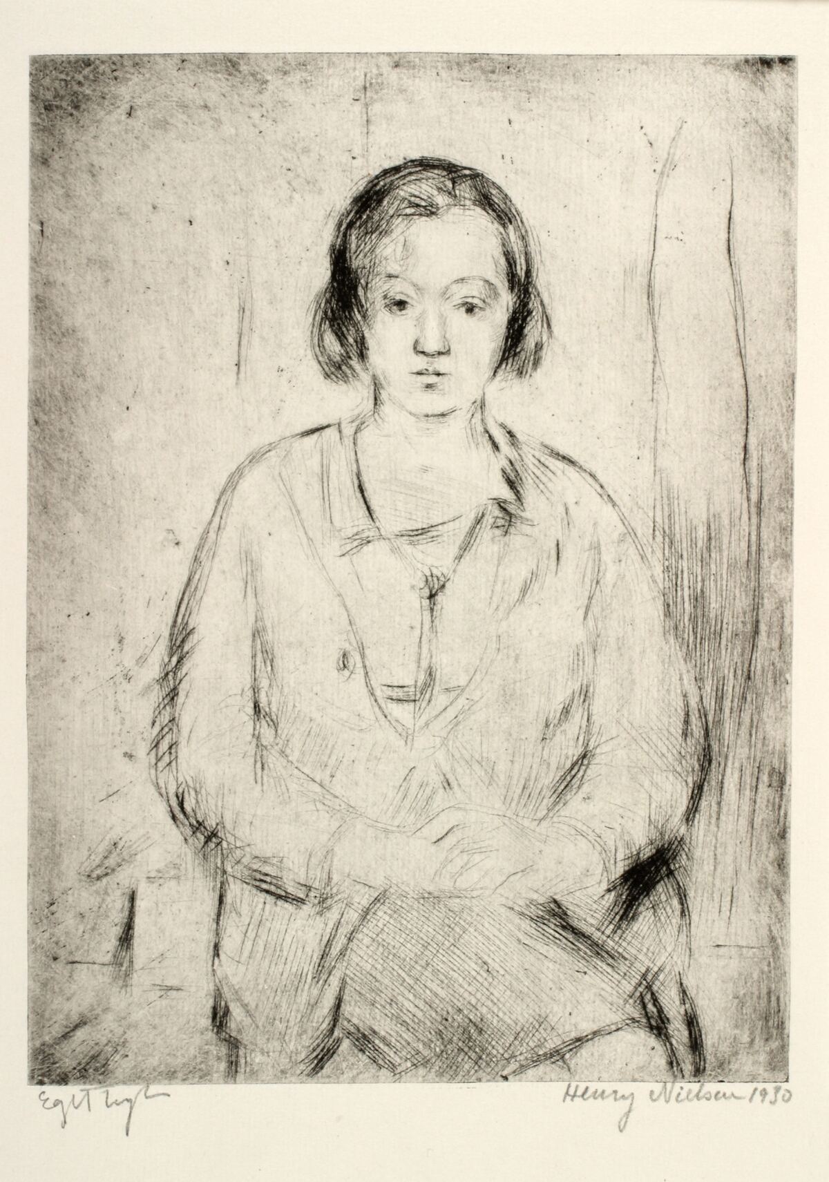 Kunstenerens søster, 1930, Henry Nielsen | SMK Open