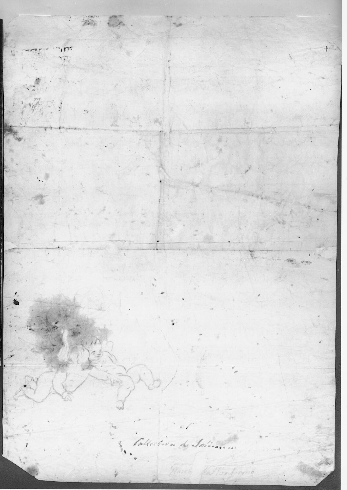 Francesco de Mura, To putti overført fra recto