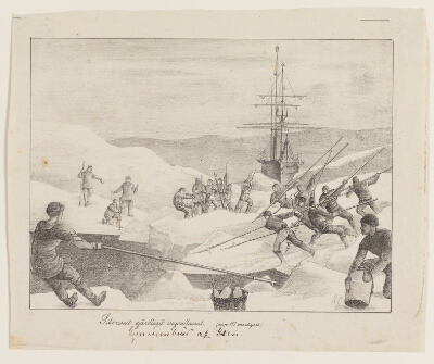 Gennembrud af isen ("Sikorssuit ajârdlugit ingerdlassut"), Møller, Lars, 1878-1879