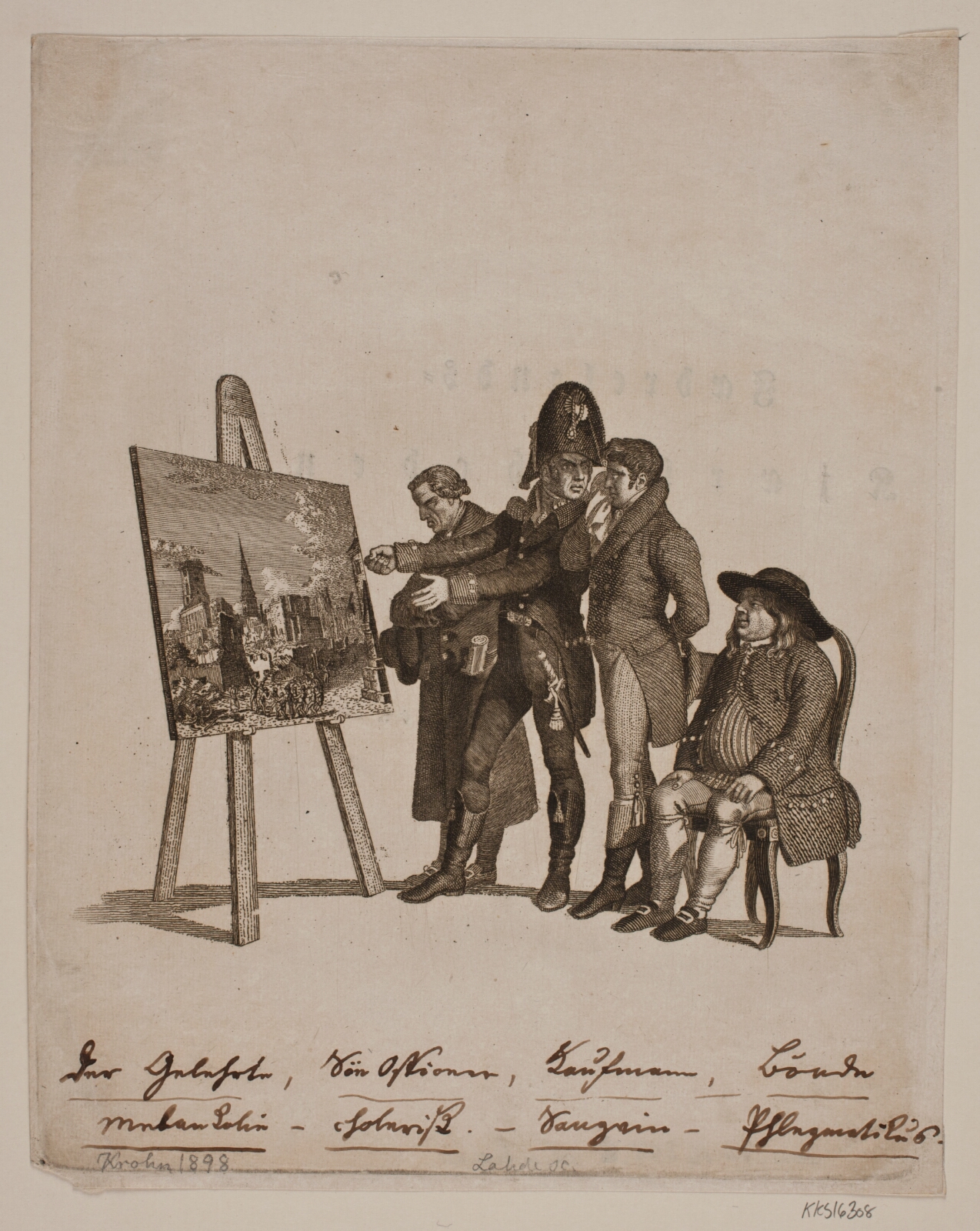 Gerhard Ludvig Lahde, De fire tempreramenter