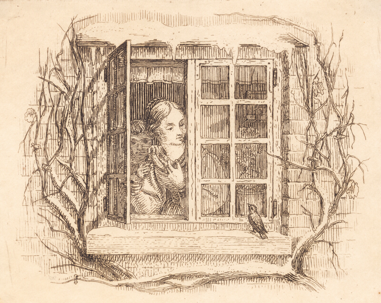 Martinus Rørbye, Illustration til "Halvhundrede Fabler for Børn" af Hey
