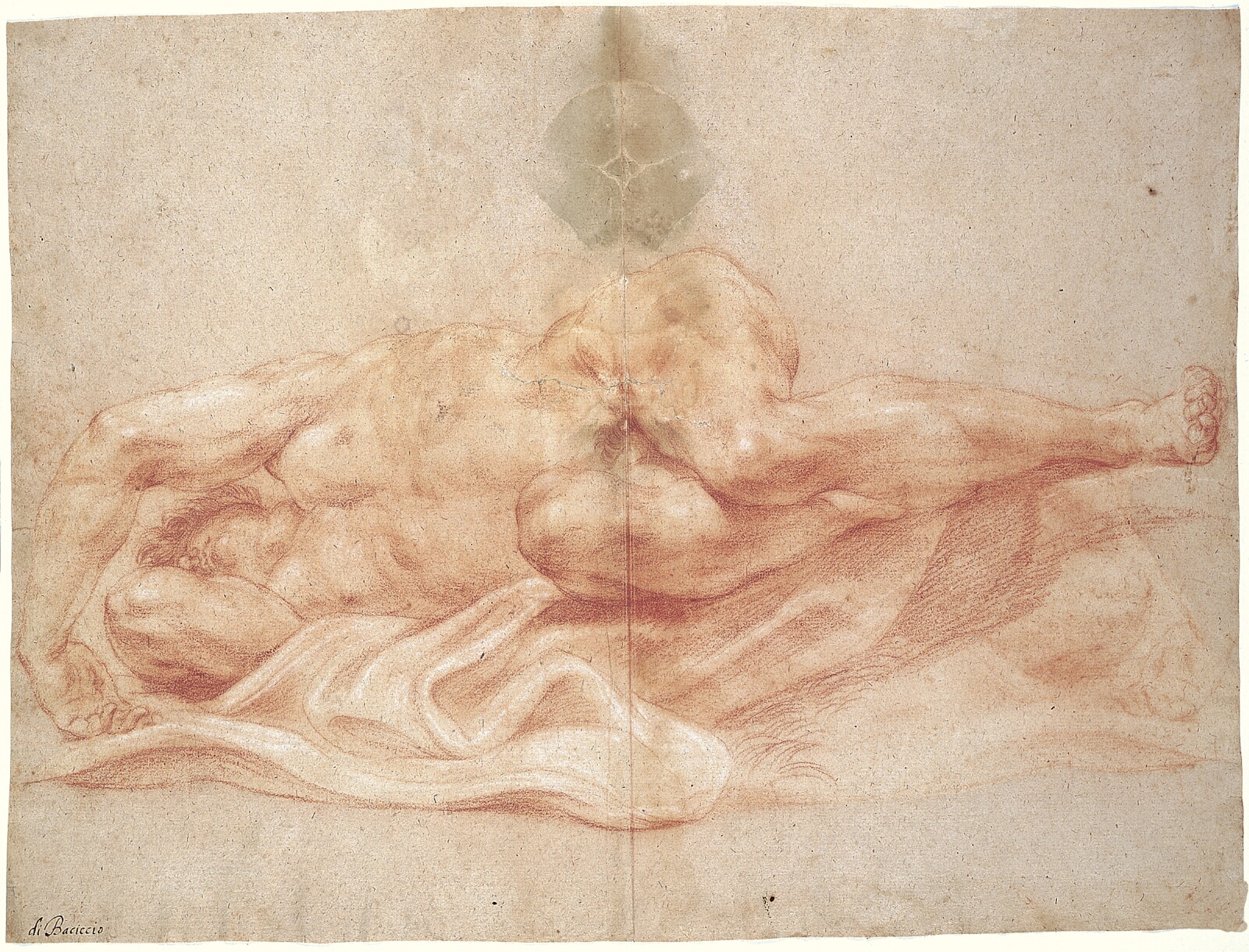 Giovanni Battista Gaulli, Nøgen mand