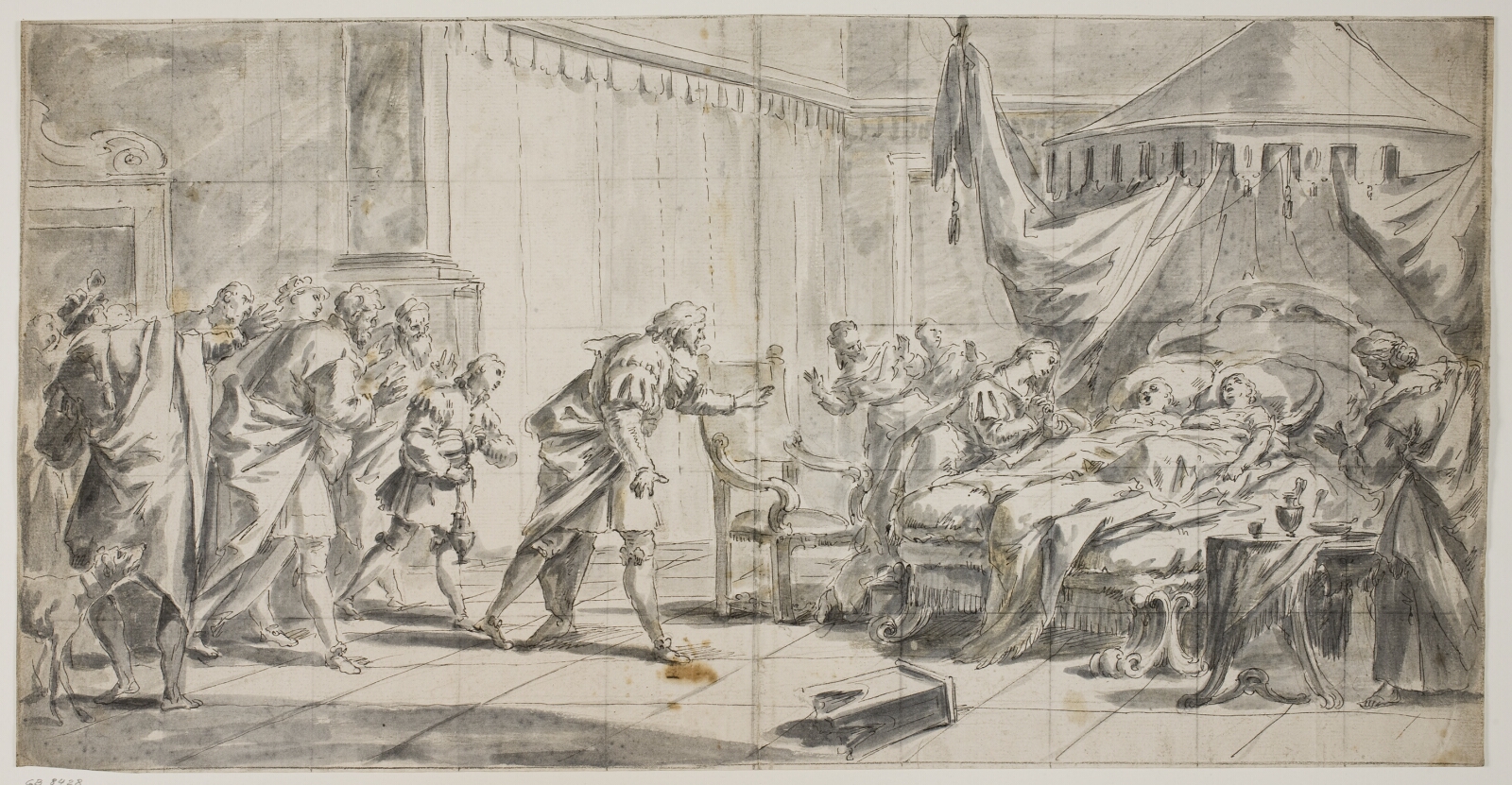 Gaspare Diziani, Et sengeliggende par, andre haster dertil